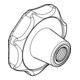 DIN 6336 Sterngriff, KST schw. ST K 63 M12 HP-3