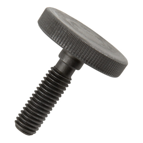 DIN 653 Rändelschraube niedrige Form M8x30 Stahl blank