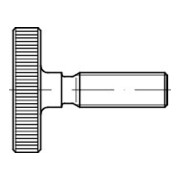 DIN 653 Rändelschraube, niedrige Form, ST M10x70 HP