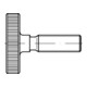 DIN 653 Rändelschraube, niedrige Form, ST M6x16 HP-1