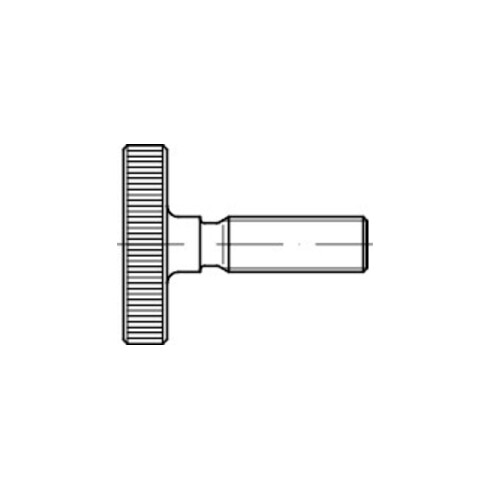 DIN 653 Rändelschraube, niedrige Form, ST M6x16 HP