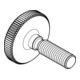 DIN 653 Vis moletée, forme basse, acier inox A1 M8x10 HP-3