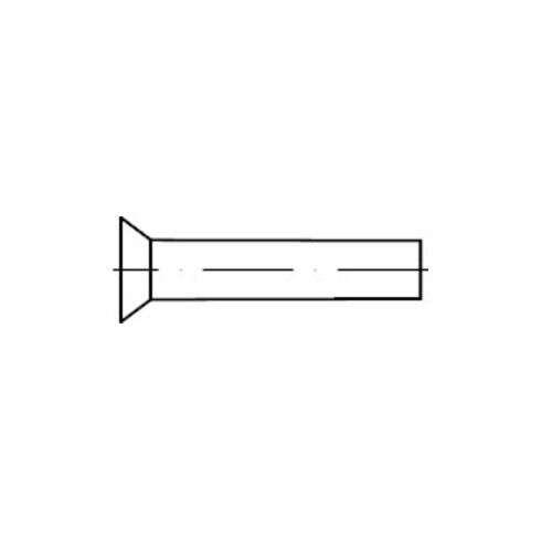 DIN 661 Rivet fraisée, acier inox A2 3x20 P