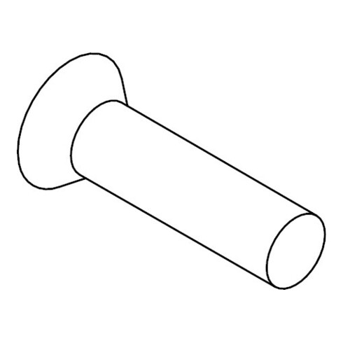DIN 661 Rivet fraisée, acier inoxydable A2 4x12 P