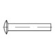 DIN 662 Rivet à tête ronde (rivet tôle), alu 6x16 HPI-1