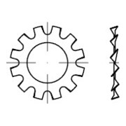 DIN 6797 Zahnscheibe, FST A 10,5 KP