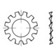 DIN 6797 Zahnscheibe, FST A 21 KP-1