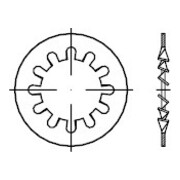 DIN 6797 Zahnscheibe, FST galZn I 4,3 HP
