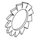 DIN 6798 Fächerscheibe, Bronze A 3,2 HP-3