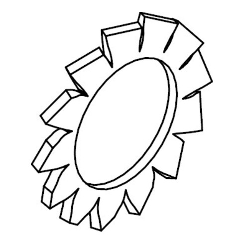 DIN 6798 Fächerscheibe, Bronze A 3,2 HP