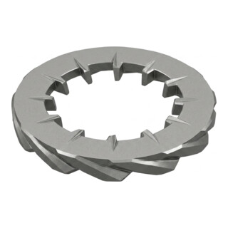 DIN 6798-I Fächerscheibe innenverzahnt, Federstahl rostfrei 1.4310, blank