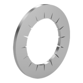 DIN 6798-I Fächerscheibe innenverzahnt, Edelstahl, blank