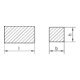 DIN 6880 Keil, ST (C45+C) 36x20x1000 HP-1