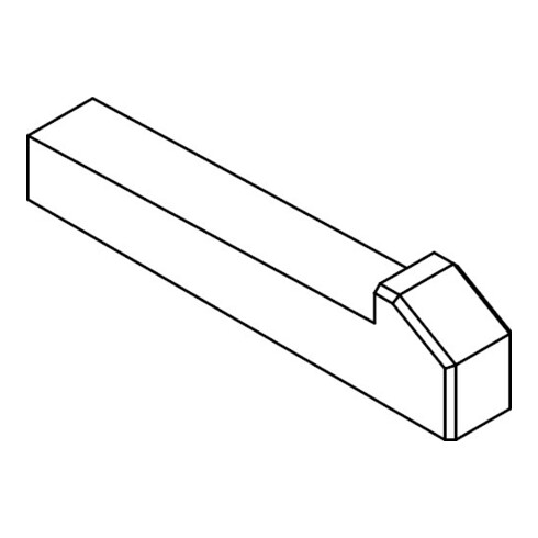 DIN 6887 Nasenkeil, ST C45K 12x8x60 HP