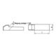 DIN 6887 Nasenkeile C45K 8 x 7 x 32 S