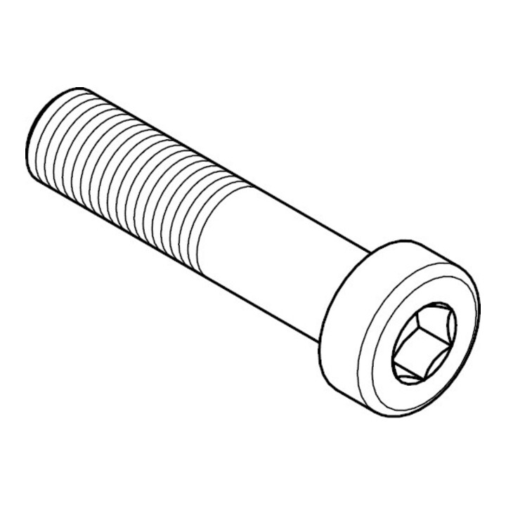 DIN 6912 Vis cylindrique à tête hexagonale creuse, 8.8 galZn M12x70 HP