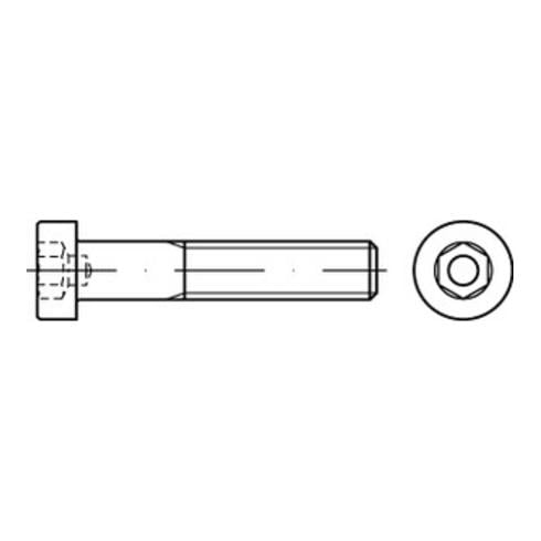 DIN 6912 Zylinderkopf-Schaftschraube niedrige Form M12x50 Edelstahl A2 blank Innensechskant