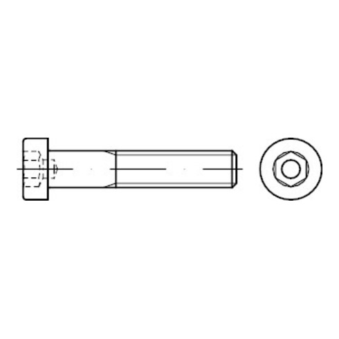 DIN 6912 Zylinderschraube mit Innensechskant, 8.8 M5x10 KP