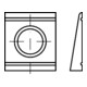 DIN 6918 Scheibe vierkant, C45 0,08 Neigung 25 HP-1