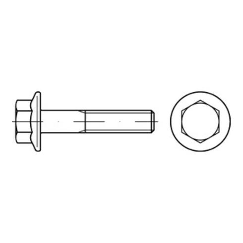 DIN 6921 Sechskant-Flanschschraube M10x20 Stahl 8.8 blank