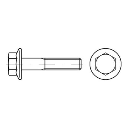 DIN 6921 Sechskant-Flanschschraube M12x60 Stahl 8.8 blank