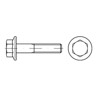 DIN 6921 Sechskant-Flanschschraube M6x20 Stahl 10.9 galvanisch verzinkt