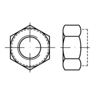 DIN 6925/ISO 10513 Sechskantmutter mit Metallklemmteil Feingewinde