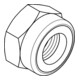 DIN 6925 Sechskantmutter mit Metallklemmteil, 8 flZnnc 480h-L flZn M8 HP-3