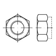 DIN 6925 Sechskantmutter mit Metallklemmteil, 8 tZn M12 HP