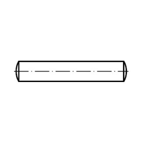 DIN 7 Goupille cylindrique, tolérance m6, acier inox A1 3 m6 x16 HP