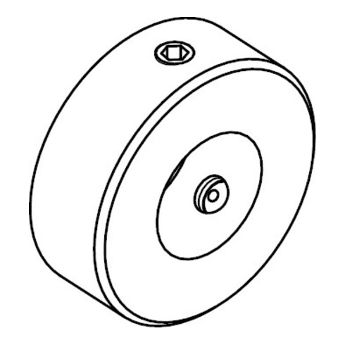 DIN 703 Stellring, schwere Reihe mit Gewindestift nach DIN 914, ST 25 HP