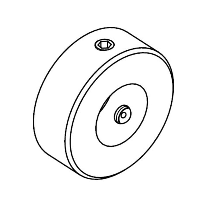 DIN 703 Stellring, schwere Reihe mit Gewindestift nach DIN 914, ST 40 HP