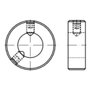 DIN 703 Stellring, schwere Reihe mit Gewindestift nach DIN 914, ST 70 HP