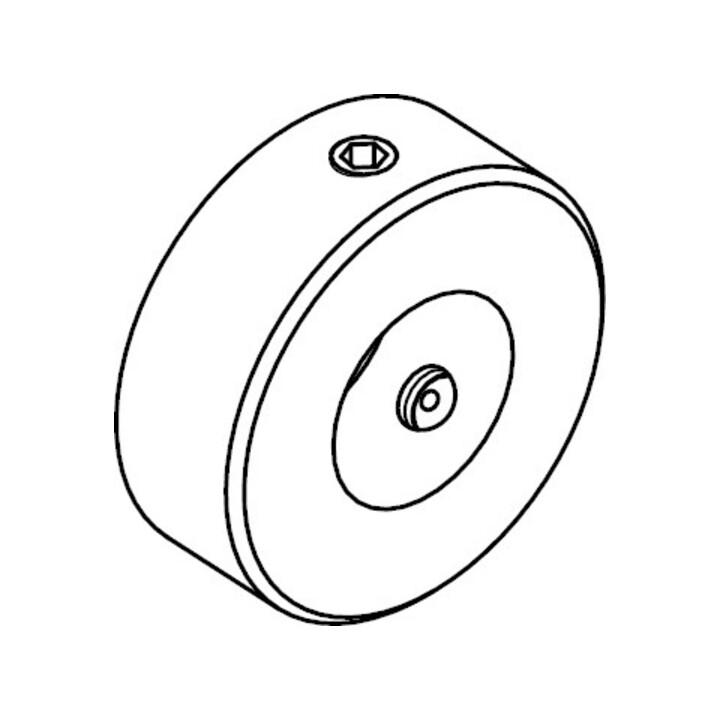 DIN 703 Stellring, schwere Reihe mit Gewindestift nach DIN 914, ST 80 HP