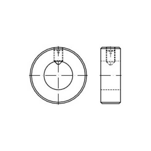 DIN 705 Collier de serrage, série légère, ST 24 HP