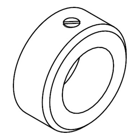 DIN 705 Stellring, leichte Reihe, Edelstahl A1 40 HP
