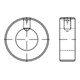 DIN 705 Stellring, leichte Reihe, ST 9 HP-1