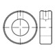 DIN 705 Stellring, leichte Reihe, ST B 18 HP-1