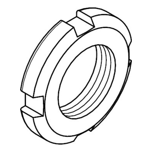 DIN 70852 Écrou à rainure, 17H M45x1,5 HP 0