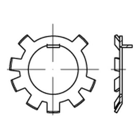 DIN 70952 Sicherungsbleche 2 Stahl A 20 S