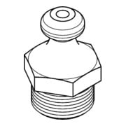 DIN 71412 Graisseur conique, 5,8 galZn Raccord tube A R1/4 HP-3