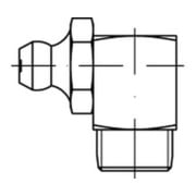 DIN 71412 Kegelschmiernippel  galv. verzinkt Form C-M