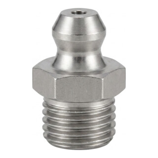 DIN 71412 Kegelschmiernippel A 4 M 8 x 1 SW 9 Sechskant A 4