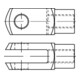 DIN 71752 Gabelkopf, ST galZn G 10x40 HP-1
