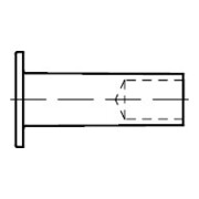 DIN 7338 Hohlniete, Cu B 5x12 HP