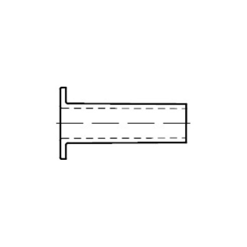 DIN 7338 Rivet creux, Cu C 6x15 HP