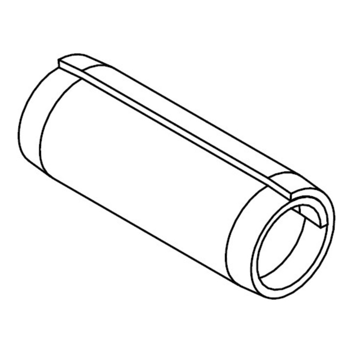 DIN 7343 Goupille élastique spirale (manchon de serrage) version légère, 1.4310 8x35 HP
