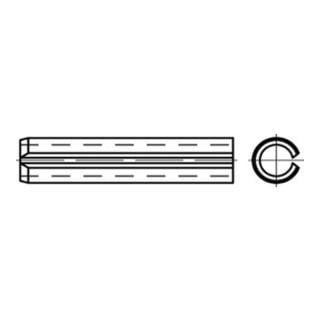 DIN 7346 / ISO 13337 Spannstift leichte Ausführung, Federstahl