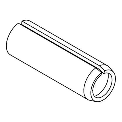 DIN 7346 Spannstift (Spannhülse), leichte Ausführung, FST 2x22 HP