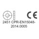 DIN 7349 Rondelle pour vis avec goupilles de serrage lourdes, acier inox A2 100HV 5,3 HP-4